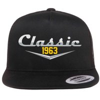 Classic 1963 Vintage 60th Birthday Flatbill Hat