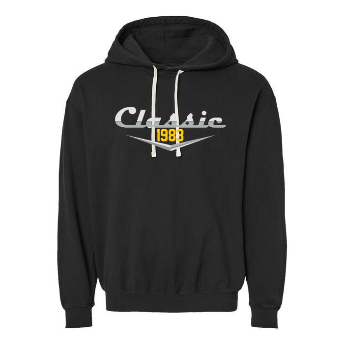 Classic 1983 Vintage 40th Birthday Garment-Dyed Fleece Hoodie