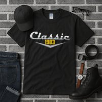 Classic 1983 Vintage 40th Birthday Tall T-Shirt