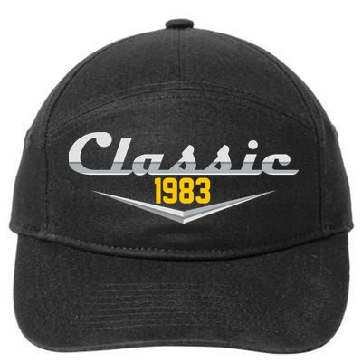 Classic 1983 Vintage 40th Birthday 7-Panel Snapback Hat