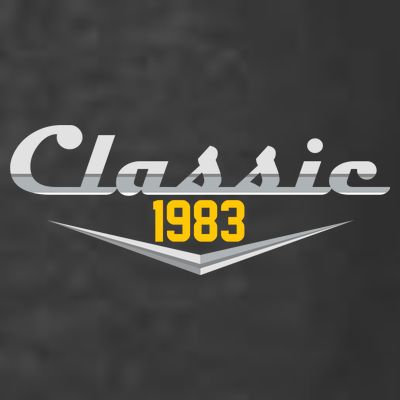 Classic 1983 Vintage 40th Birthday T-Shirt