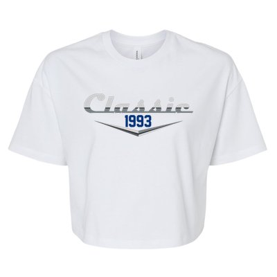 Classic 1993 Vintage 30th Birthday Bella+Canvas Jersey Crop Tee