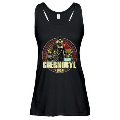 Chernobyl 1986 Vintage Nuclear Power Plant Disaster Ladies Essential Flowy Tank