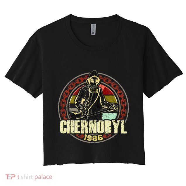 Chernobyl 1986 Vintage Nuclear Power Plant Disaster Crop Top