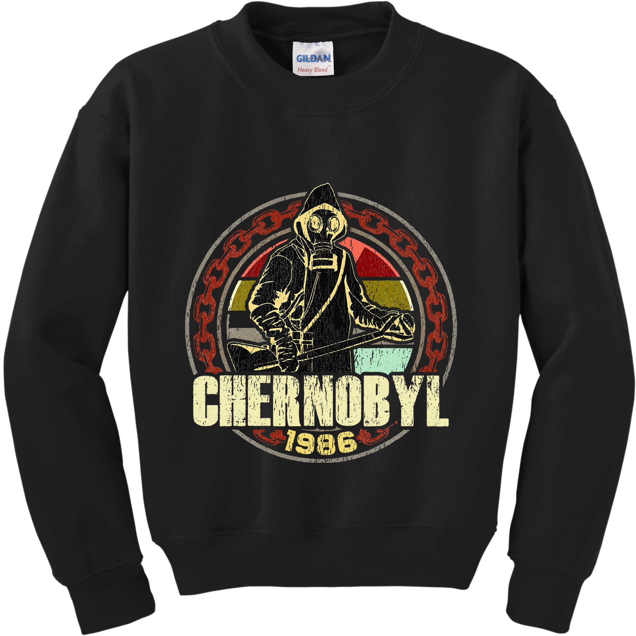 Chernobyl 1986 Vintage Nuclear Power Plant Disaster Kids Sweatshirt