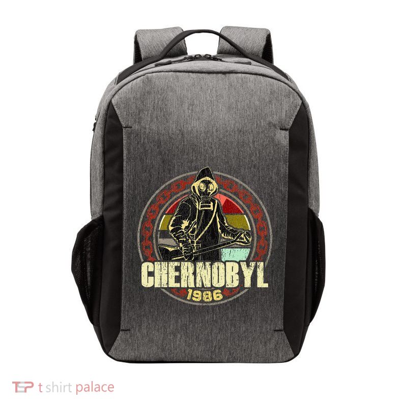 Chernobyl 1986 Vintage Nuclear Power Plant Disaster Vector Backpack