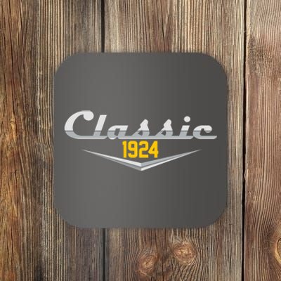 Classic 1924 Vintage 100th Birthday Coaster