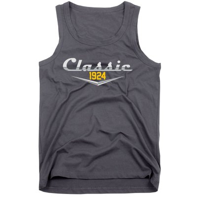 Classic 1924 Vintage 100th Birthday Tank Top