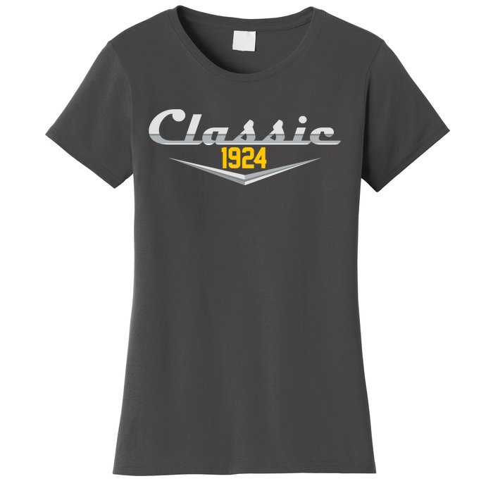 Classic 1924 Vintage 100th Birthday Women's T-Shirt