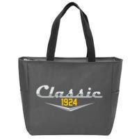 Classic 1924 Vintage 100th Birthday Zip Tote Bag