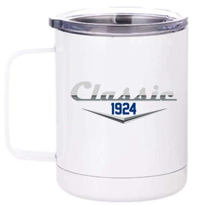 Classic 1924 Vintage 100th Birthday 12 oz Stainless Steel Tumbler Cup