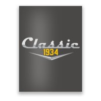 Classic 1934 Vintage 90th Birthday Poster