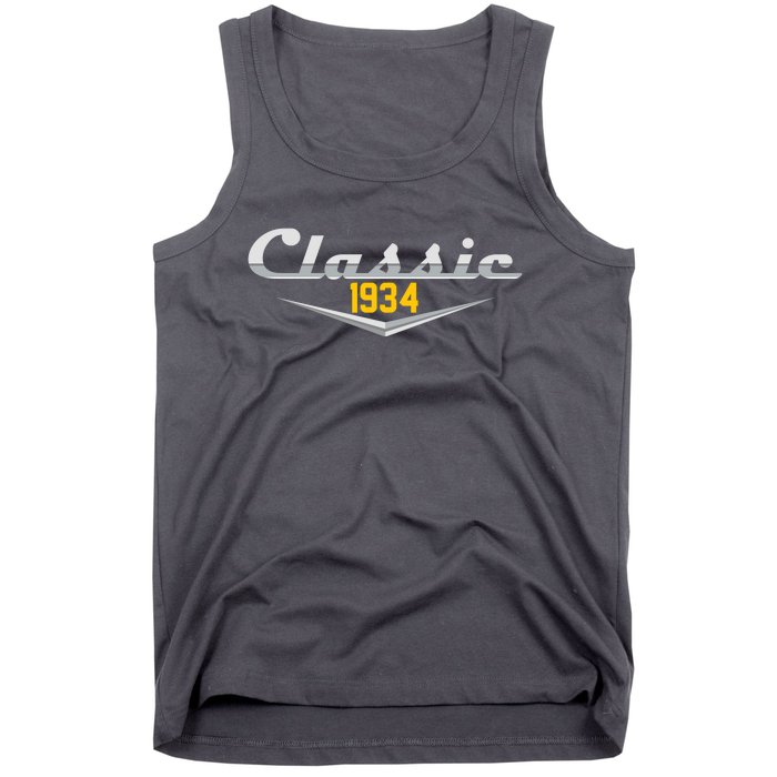 Classic 1934 Vintage 90th Birthday Tank Top