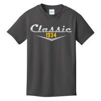 Classic 1934 Vintage 90th Birthday Kids T-Shirt