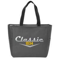 Classic 1934 Vintage 90th Birthday Zip Tote Bag