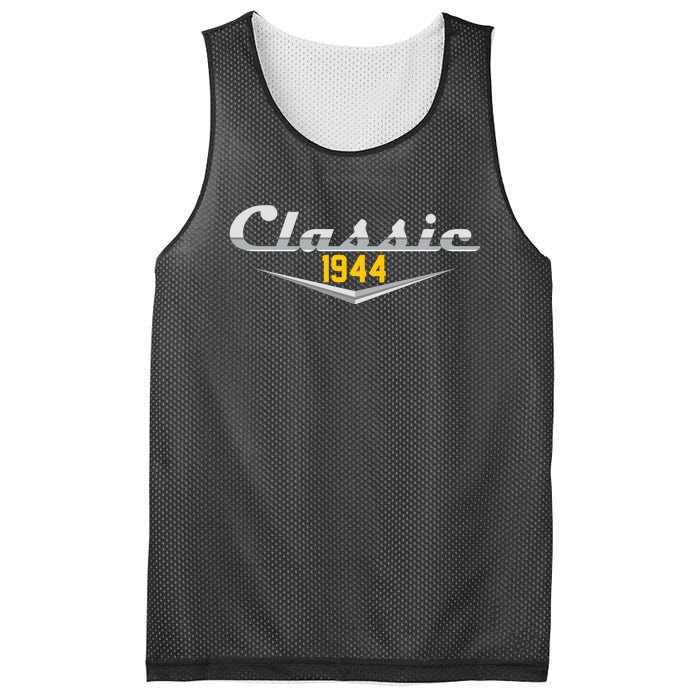 Classic 1944 Vintage 80th Birthday Mesh Reversible Basketball Jersey Tank