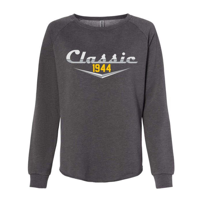 Classic 1944 Vintage 80th Birthday Womens California Wash Sweatshirt