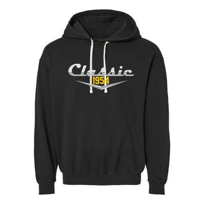 Classic 1954 Vintage 70th Birthday Garment-Dyed Fleece Hoodie