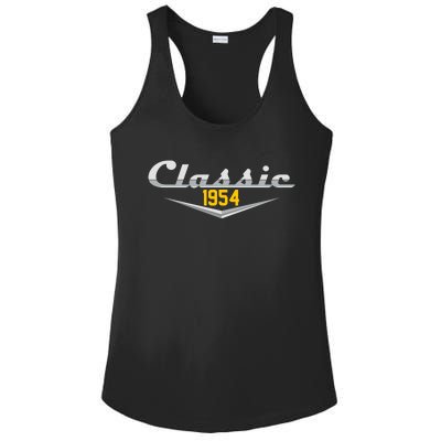 Classic 1954 Vintage 70th Birthday Ladies PosiCharge Competitor Racerback Tank