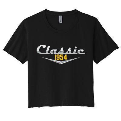 Classic 1954 Vintage 70th Birthday Crop Top