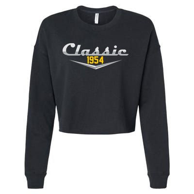 Classic 1954 Vintage 70th Birthday Cropped Pullover Crew
