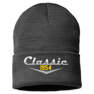 Classic 1954 Vintage 70th Birthday Sustainable Knit Beanie