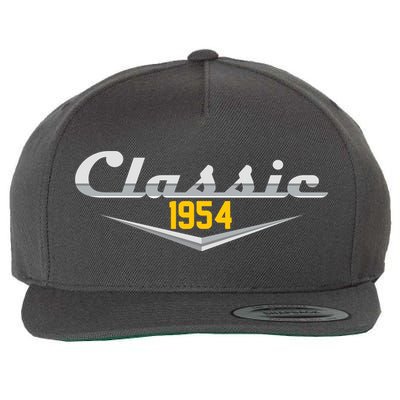 Classic 1954 Vintage 70th Birthday Wool Snapback Cap