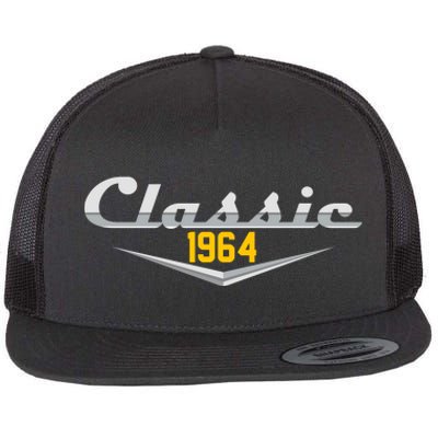 Classic 1964 Vintage 60th Birthday Flat Bill Trucker Hat