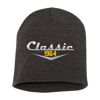 Classic 1964 Vintage 60th Birthday Short Acrylic Beanie