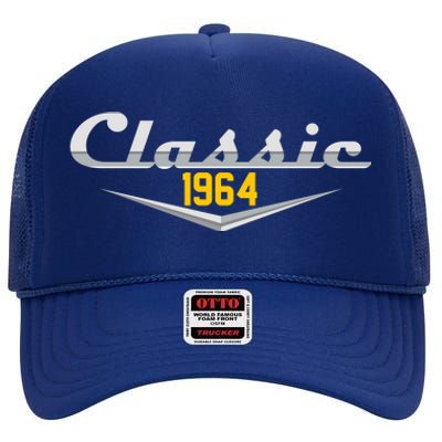 Classic 1964 Vintage 60th Birthday High Crown Mesh Back Trucker Hat