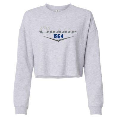 Classic 1964 Vintage 60th Birthday Cropped Pullover Crew