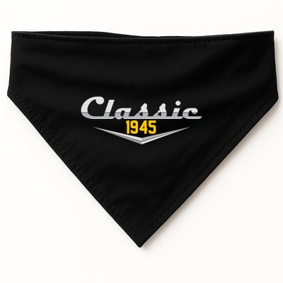 Classic 1945 Vintage 80th Birthday USA-Made Doggie Bandana