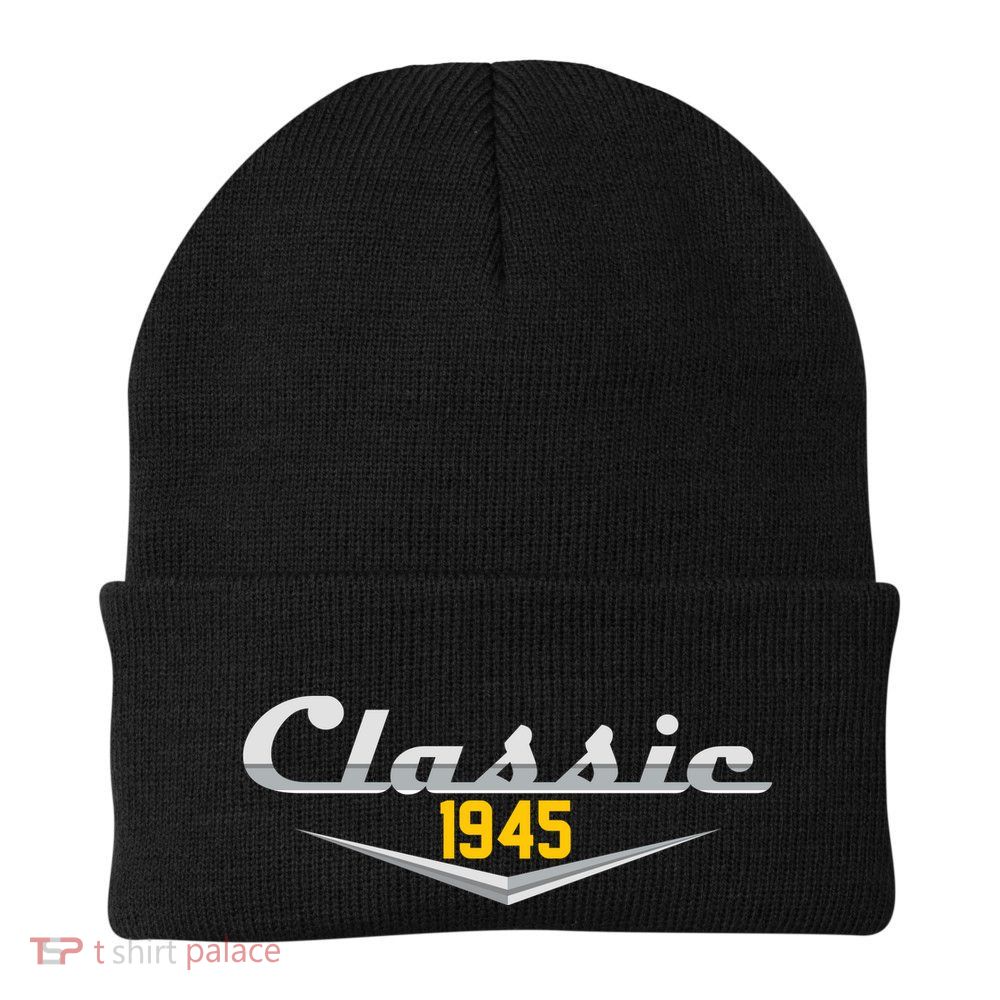 Classic 1945 Vintage 80th Birthday Beanie