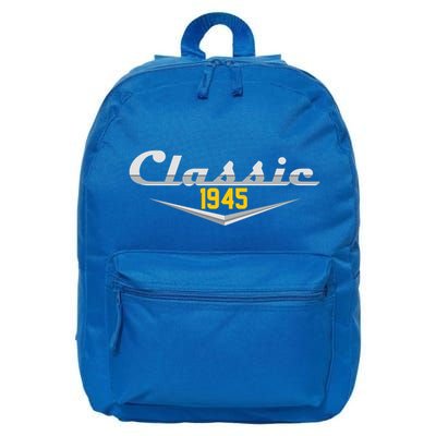 Classic 1945 Vintage 80th Birthday 16 in Basic Backpack