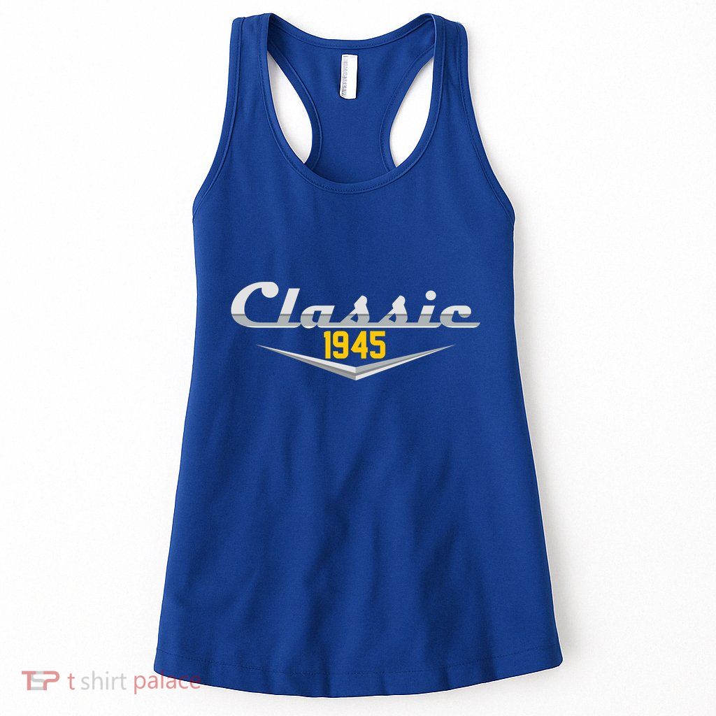 Classic 1945 Vintage 80th Birthday Womens Tank Top