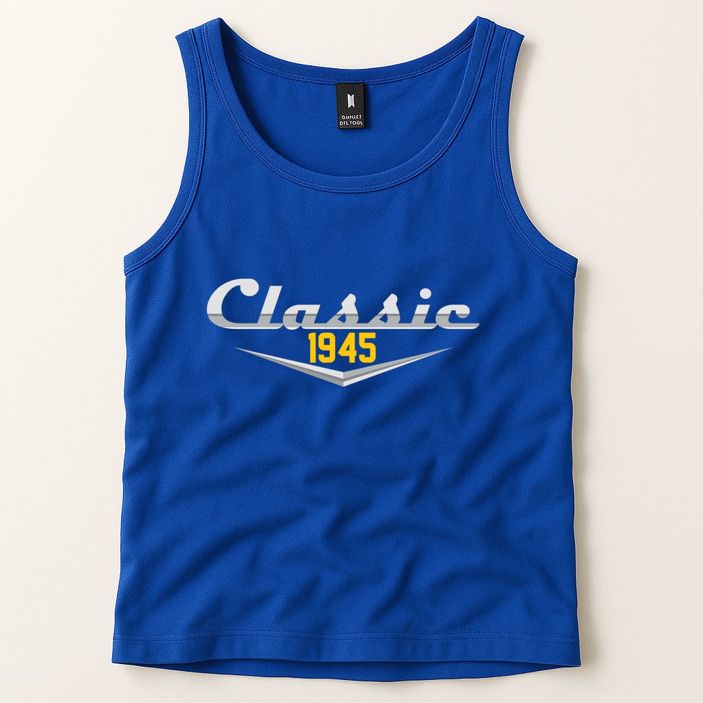 Classic 1945 Vintage 80th Birthday Tank Top