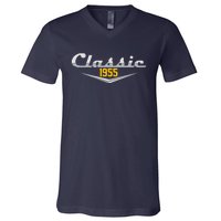 Classic 1955 Vintage 70th Birthday V-Neck T-Shirt