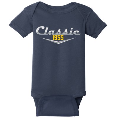 Classic 1955 Vintage 70th Birthday Baby Bodysuit
