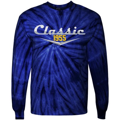 Classic 1955 Vintage 70th Birthday Tie-Dye Long Sleeve Shirt