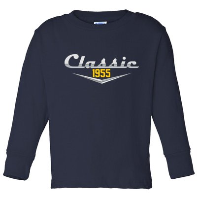 Classic 1955 Vintage 70th Birthday Toddler Long Sleeve Shirt