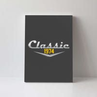 Classic 1974 Vintage 50th Birthday Canvas