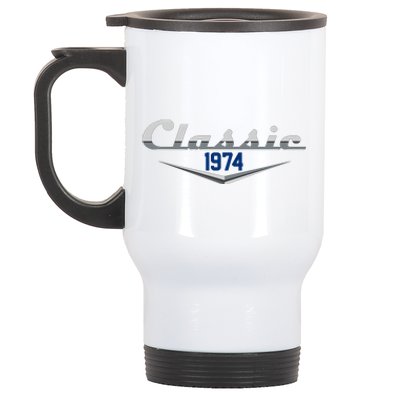 Classic 1974 Vintage 50th Birthday Stainless Steel Travel Mug