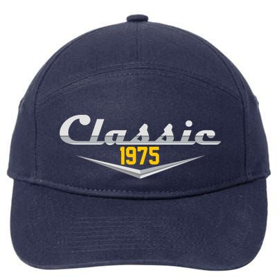 Classic 1975 Vintage 50th Birthday 7-Panel Snapback Hat