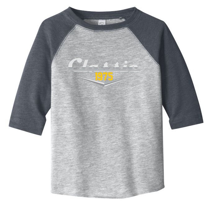 Classic 1975 Vintage 50th Birthday Toddler Fine Jersey T-Shirt