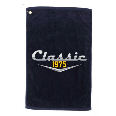 Classic 1975 Vintage 50th Birthday Golf Towel