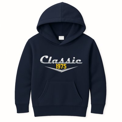 Classic 1975 Vintage 50th Birthday Kids Hoodie