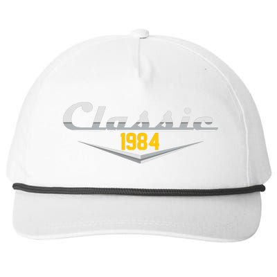 Classic 1984 Vintage 40th Birthday Snapback Five-Panel Rope Hat