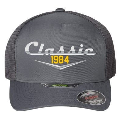 Classic 1984 Vintage 40th Birthday Flexfit Unipanel Trucker Cap