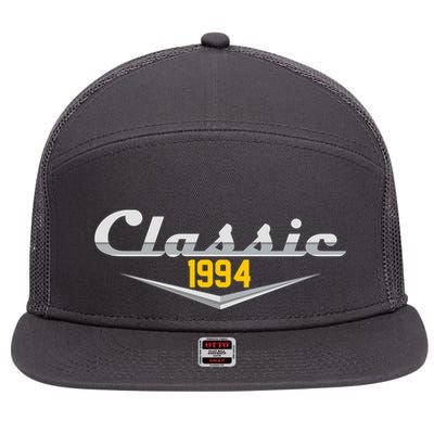 Classic 1994 Vintage 30th Birthday 7 Panel Mesh Trucker Snapback Hat