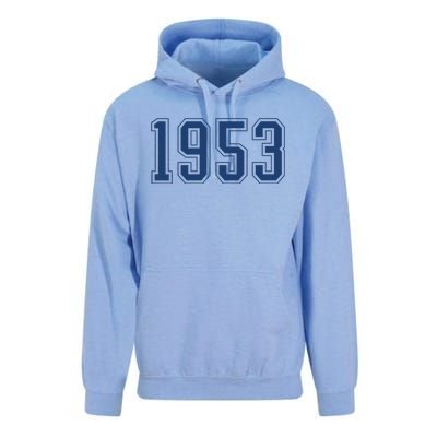 Classic 1953 Vintage 70 Year Old Gifts 70th Birthday Unisex Surf Hoodie